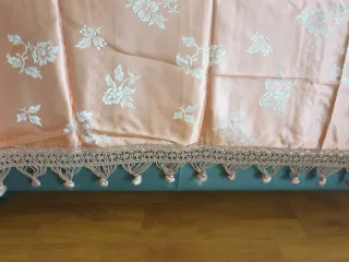 Copriletto matrimoniale Argotex rosa pesca elegant