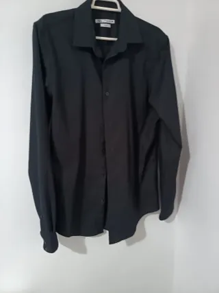 Camisa Negra Zara Talla S