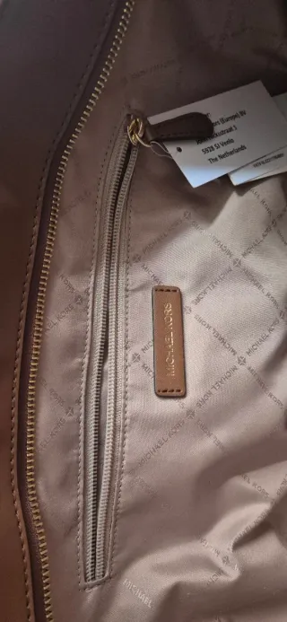 Bolso Michael Kors Marrón y Dorado