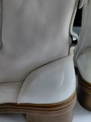 Botines piel Hispanitas Beige