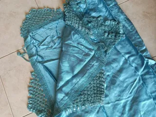 Copriletto Argotex azzurro elegante