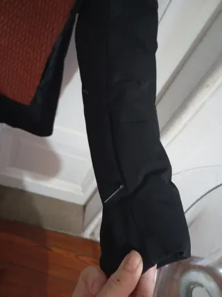 Plumífero Fusalp Negro y Naranja