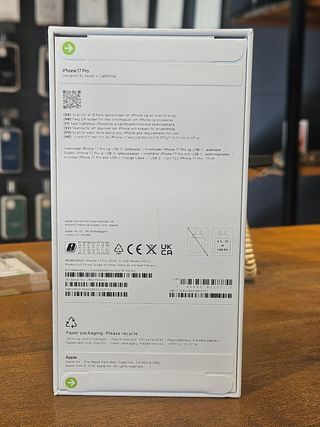 IPHONE 17 PRO 512GB ARGENTO SIGILLATO