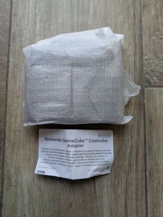nintendo gamecube controller adapter nero