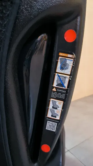 Silla coche infantil negra