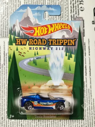 Hot Wheels Tesla Roadster HW Road Trippin