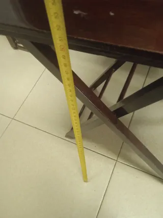 2 Tavoli Pieghevoli in Legno Supplementari