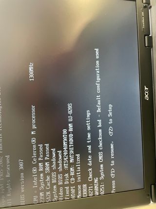 Portátil Acer TravelMate 2301LM