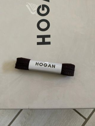 Hogan Interactive uomo scamosciato marrone 40.5
