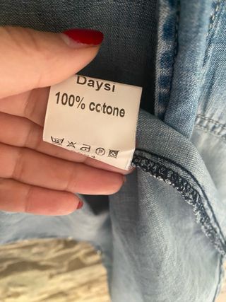 Camicia jeans Paprika con perle