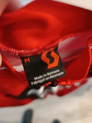 Maillot Ciclismo Scott Rojo y Negro