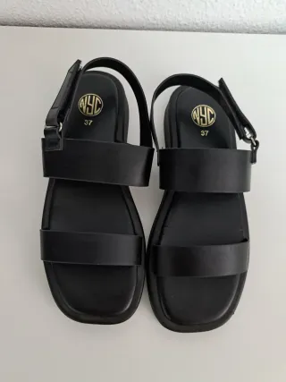 Chanclas NYC Mujer Talla 37 Negras