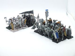 Lotto Milizia uomini d'arme Bretonnia spade scudi