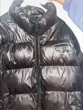 Chaqueta acolchada negra