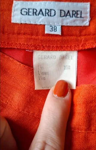 Falda tubo naranja intenso