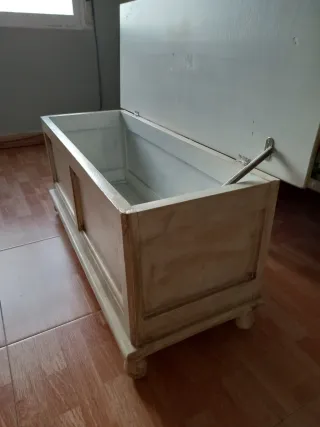 Baúl de madera restaurado