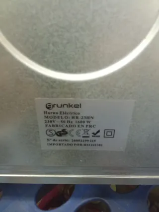 Horno eléctrico pequeño