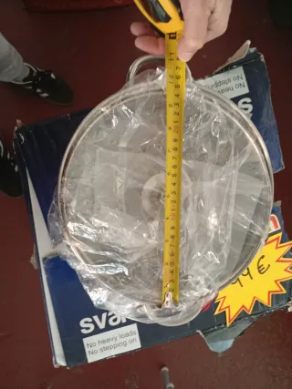 Olla inoxidable con tapa 8.6L