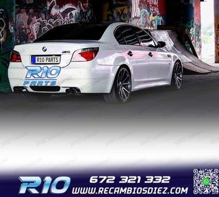 KIT CARROCERIA BMW E60 03-07 LOOK M5 PDC SRA + ANTINIEBLAS