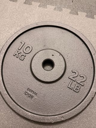 Disco de pesa 10 kg (22 lb)