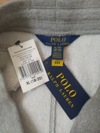 Pantalón chándal Ralph Lauren Gris Talla S/M NUEVO