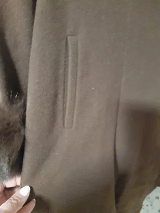 Abrigo Marrón Largo Avrigo Talla L