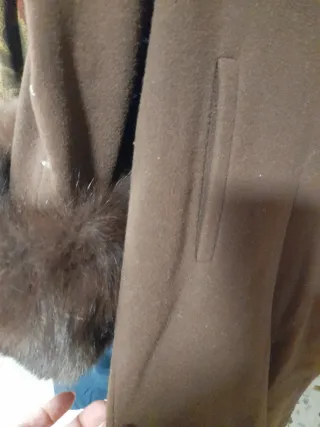 Abrigo Marrón Largo Avrigo Talla L