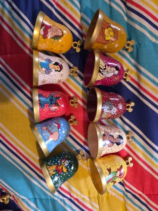 10 Campanelle Disney Decorazioni Natalizie