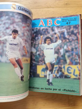 Libros " La historia viva del Real Madrid ".