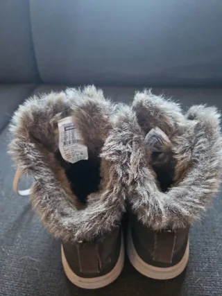 Botas de montaña mujer marrones y grises