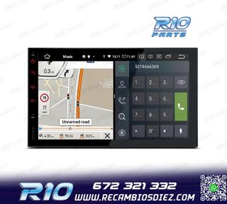 RADIO GPS ANDROID 14 2DIN 7" MULTIMEDIA GPS HD 3 USB SD
