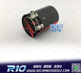 COLA ESCAPE BMW LOOK M CARBONO REDONDA