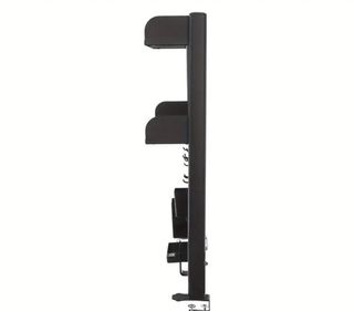 Organizador de escritorio negro.