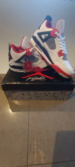 Jordan 4 Retro White Red