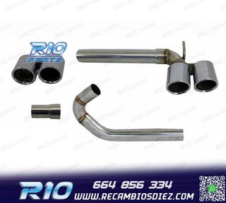 KIT ESCAPE BMW F30 F31 LOOK M3 COLAS DOBLES AMBOS LADOS