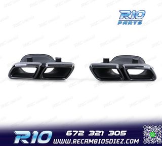 COLAS ESCAPE MERCEDES CLASE C W205 14-18 LOOK C63 AMG