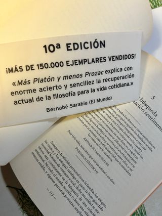Libro Más Platón y menos Prozac