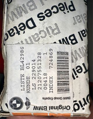 Embrague BMW 21207551328 Original