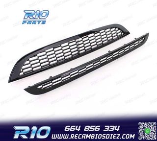 PARRILLA MINI COOPER S 01-06 NEGRO BRILLO