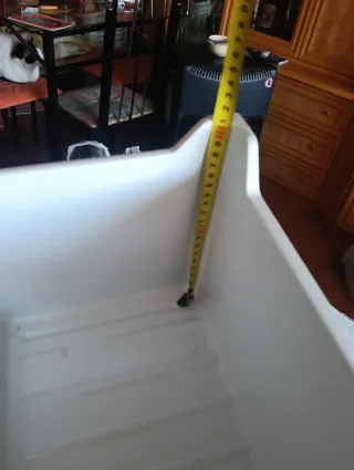 Cajón congelador transparente