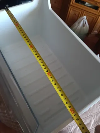 Cajón congelador transparente