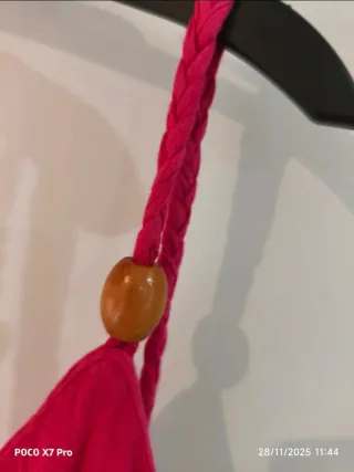 Vestido playero fucsia