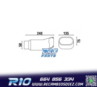 COLA ESCAPE DTM ACERO INOX