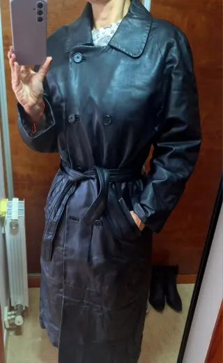 Chaquetón Piel Gas Gas Negro