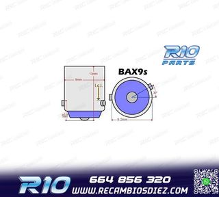 BOMBILLA LED CANBUS H6W BAX9S