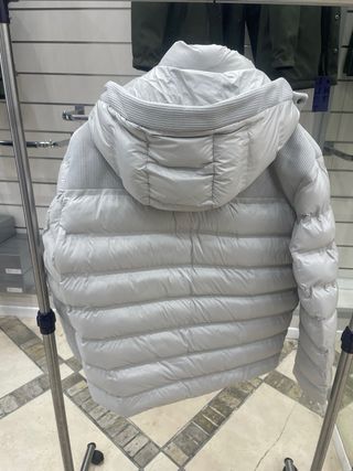 Giubbotto uomo grigio con cappuccio