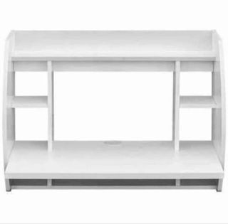 Escritorio de pared blanco de madera