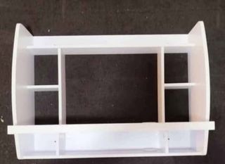 Escritorio de pared blanco de madera