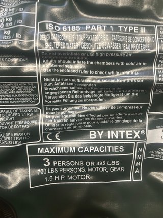 Bote inflable INTEX Seahawk 3