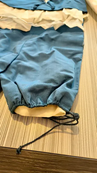 Traje de Fallero Azul y Blanco